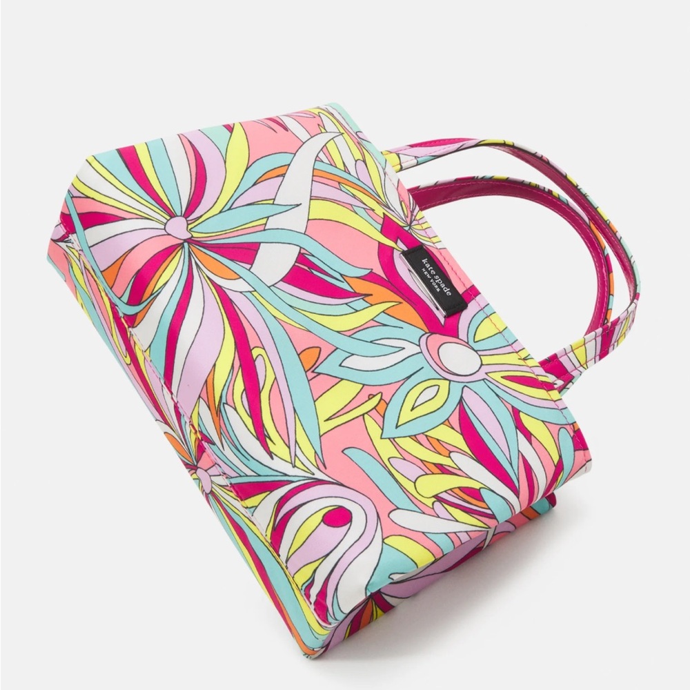 kate spade Sam Icon Anemone Floral Small Tote - Picture 3 of 17